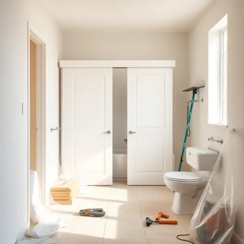 Remont łazienki jak zabezpieczyć mieszkanie