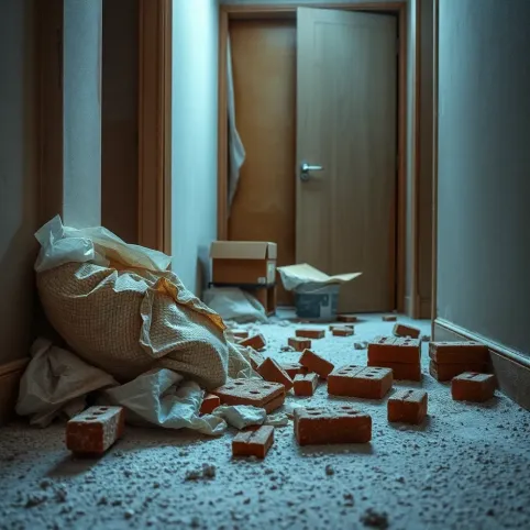 Remont mieszkania a bałagan na klatce schodowej