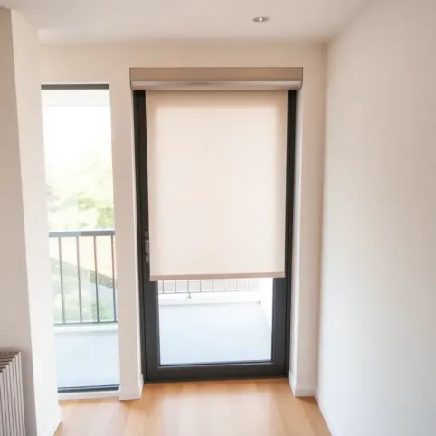 Roleta na drzwi balkonowe w kasecie