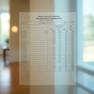 Rozliczenie roczne wspólnoty mieszkaniowej wzór