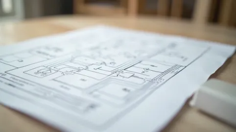 schemat jednokreskowy instalacji elektrycznej w mieszkaniu