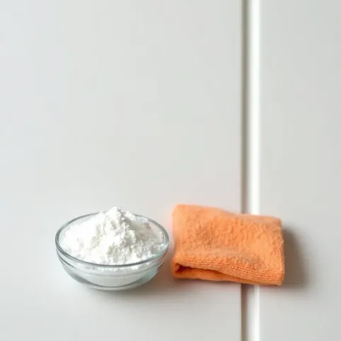 Soda do czyszczenia białych drzwi