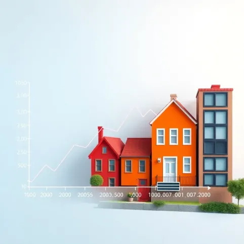 Średnie ceny mieszkań wykres