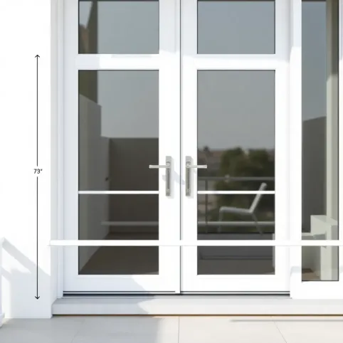 Standardowe wymiary drzwi balkonowych dwuskrzydłowych