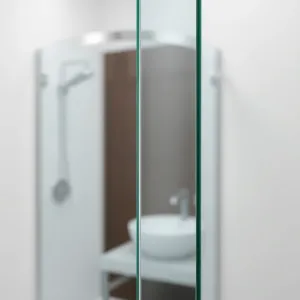 Szyba Do Drzwi Kabiny Prysznicowej Półokrągłej