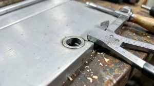 tolerancja otworu pod zamek w drzwiach stalowych