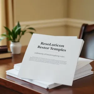 Uchwały wspólnoty mieszkaniowej wzory