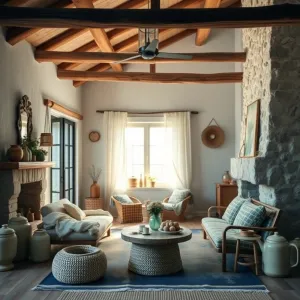 Wnętrze Domu W Stylu Wiejskim