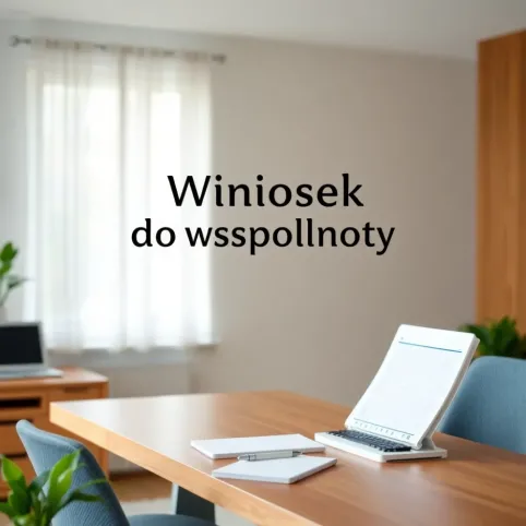 Wniosek do wspólnoty mieszkaniowej wzór