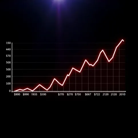 Wykres cen mieszkań na przestrzeni lat