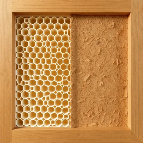 Wypełnienie drzwi plaster miodu czy płyta wiórowa