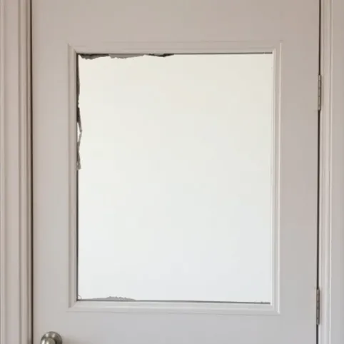 Wypełnienie drzwi zamiast szyby