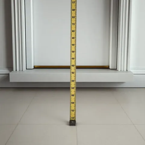 Wysokość progu w drzwiach wejściowych