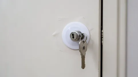 Zamek do drzwi bez wiercenia