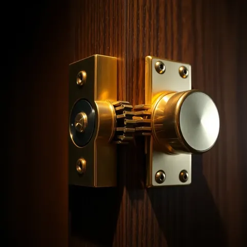 Zamek listwowy do drzwi drewnianych