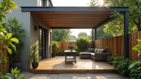 Zgoda sąsiada na zadaszenie tarasu