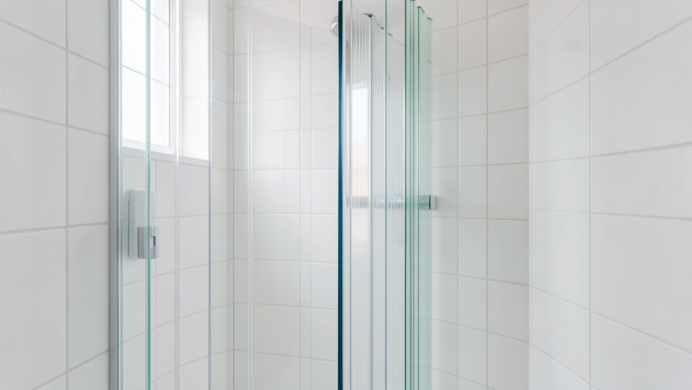 Składane drzwi do prysznica osobno