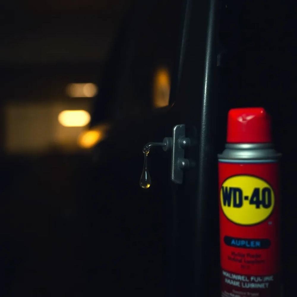 Skrzypiące drzwi w samochodzie WD40