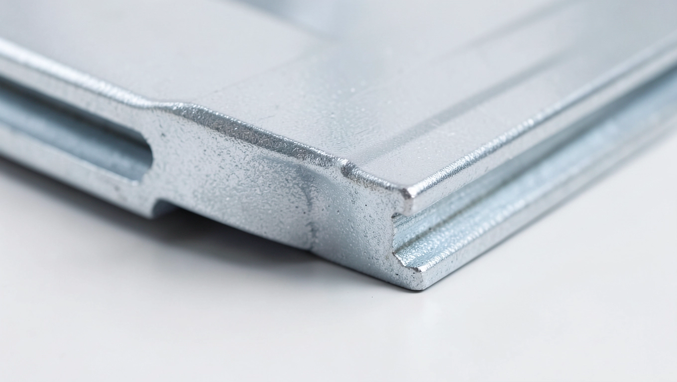 Stal S235 w profilu stalowym drzwiowym z wargą