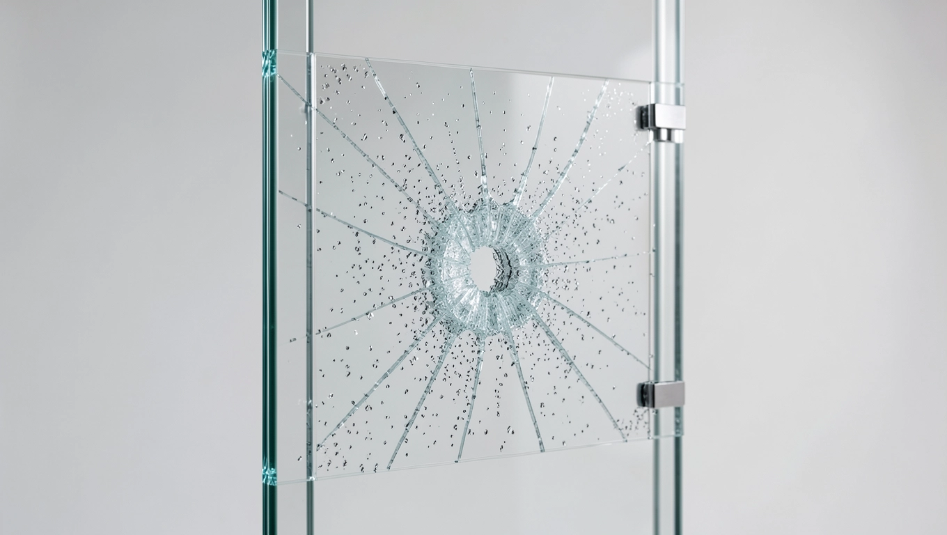 Szkło hartowane 6 mm w drzwiach 80x90