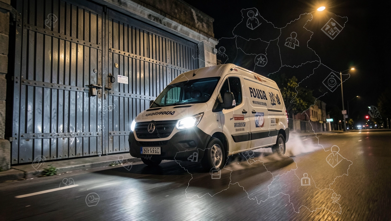 Szybki dojazd do drzwi antywłamaniowych