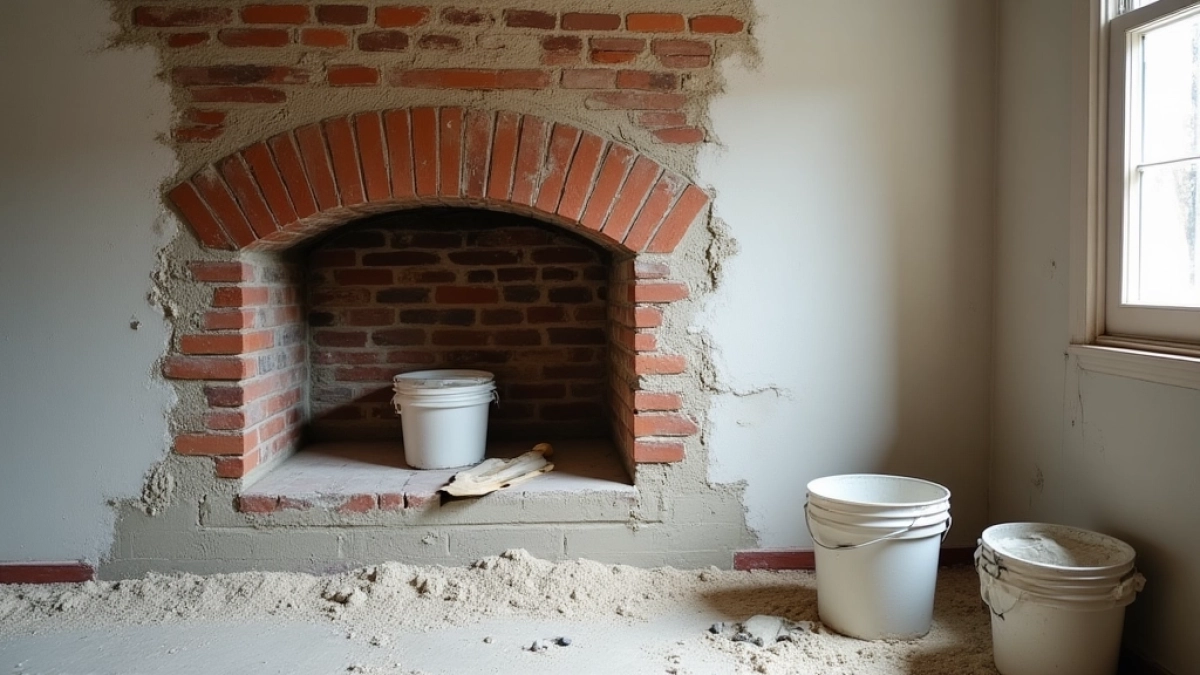 Tynkowanie komina wewnątrz domu