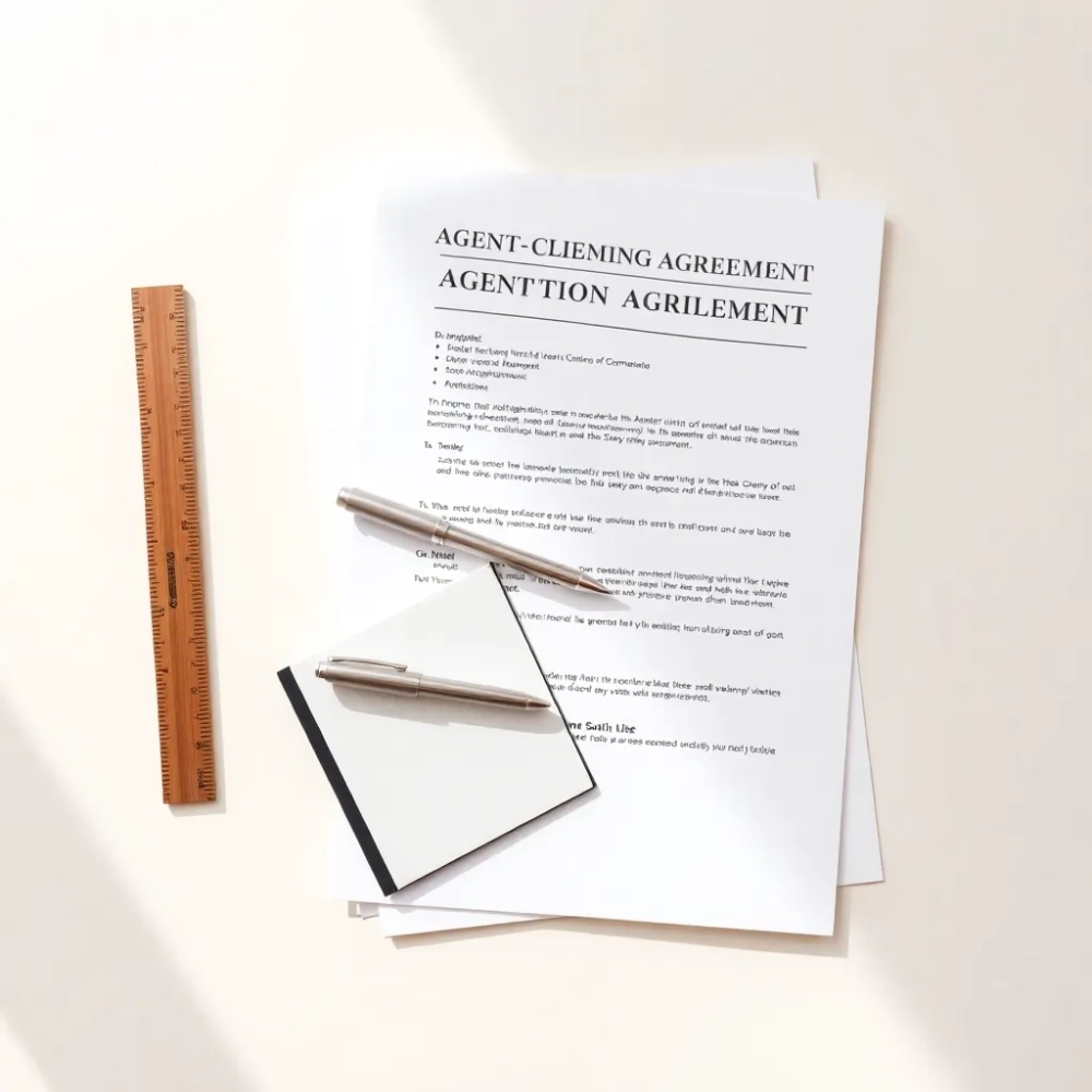 Umowa z pośrednikiem przed obejrzeniem mieszkania wzór