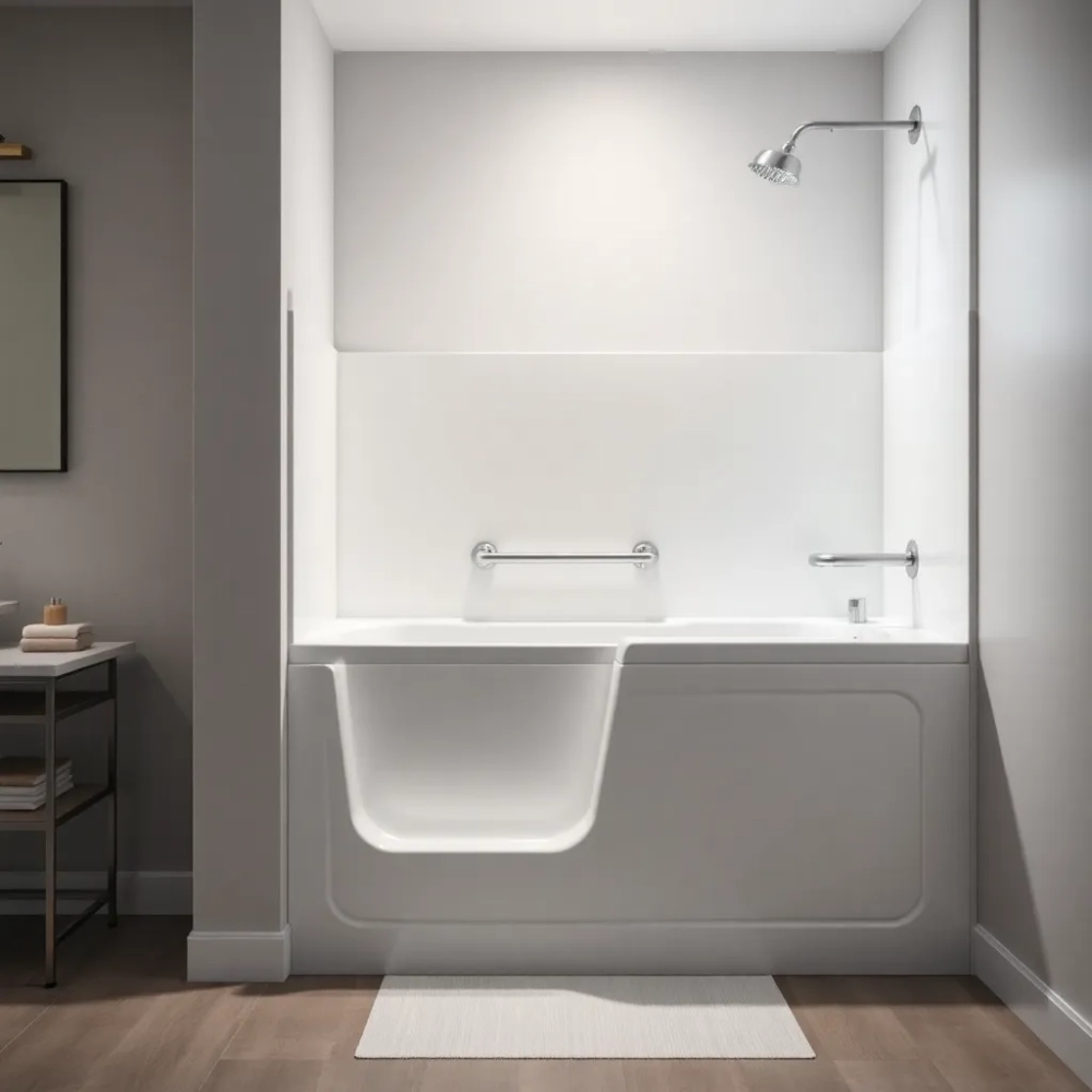 Wanna z drzwiami dla seniora