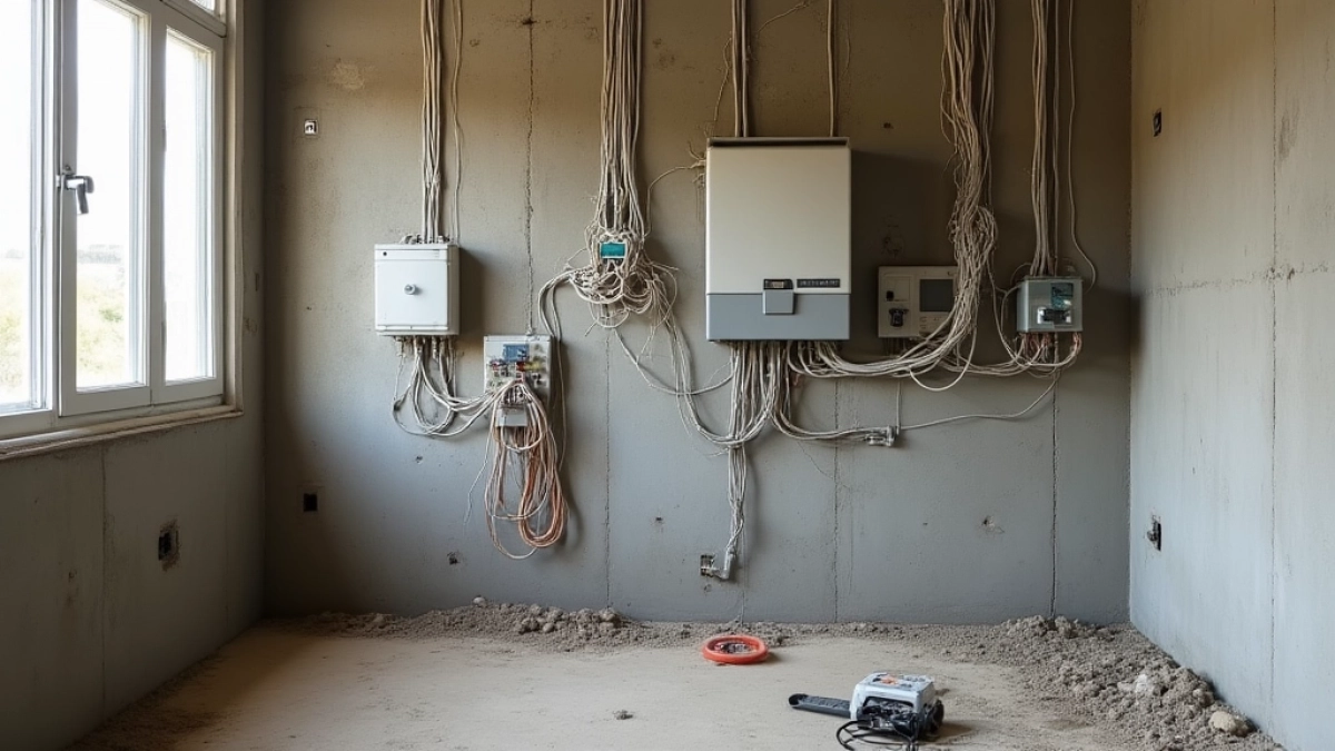 Wymiana instalacji elektrycznej w mieszkaniu w bloku