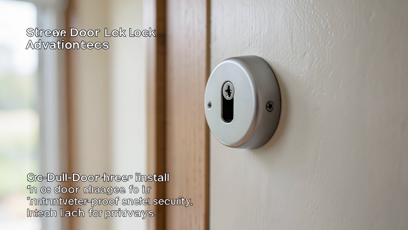 Zalety zamka do drzwi bez wiercenia