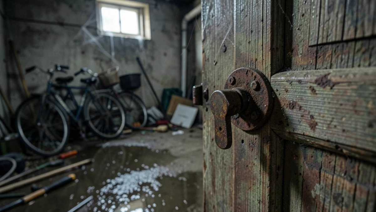 zamek do drzwi piwnicznych