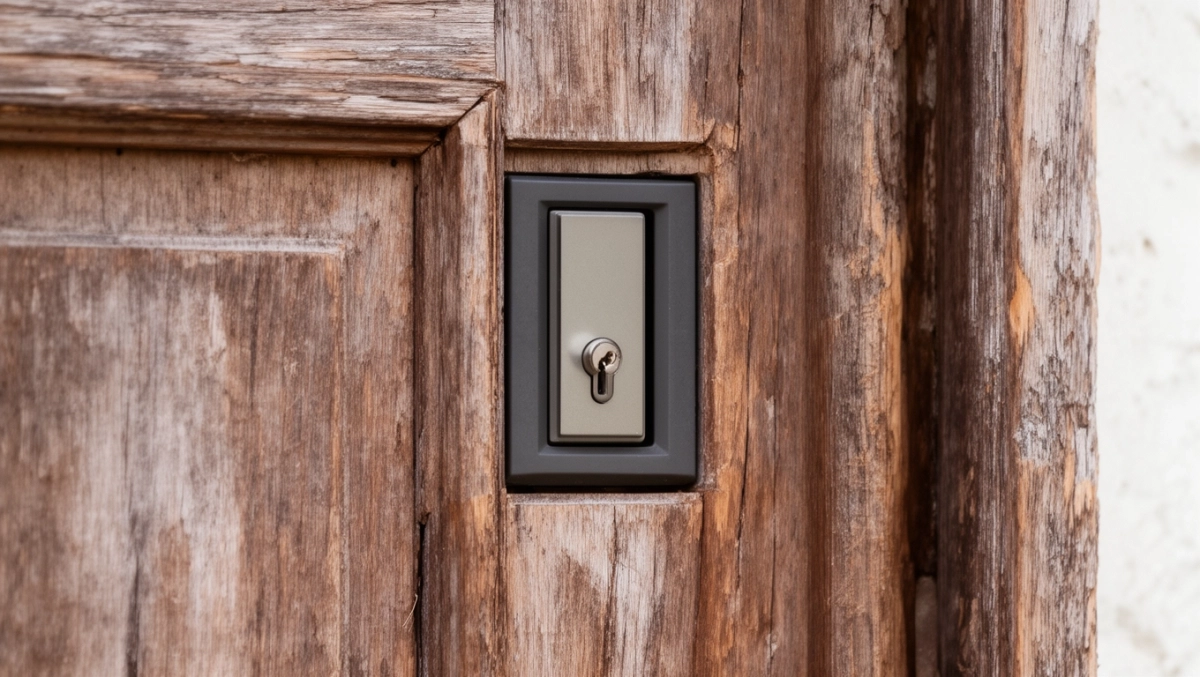 Zamek do drzwi wpuszczany