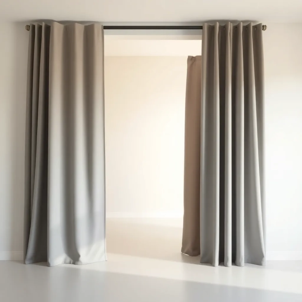 Zasłony panelowe zamiast drzwi