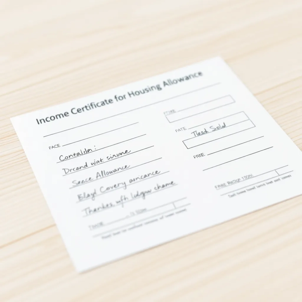 Zaświadczenie o dochodach do dodatku mieszkaniowego wzór wypełniony