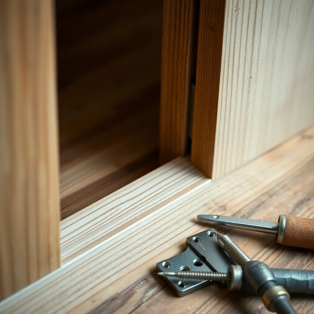 Zawiasy do drzwi  montaż