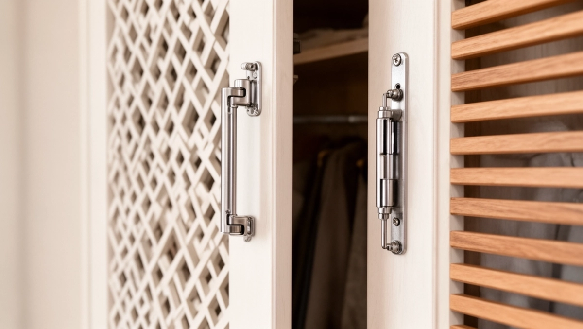 zawiasy do drzwiczek ażurowych