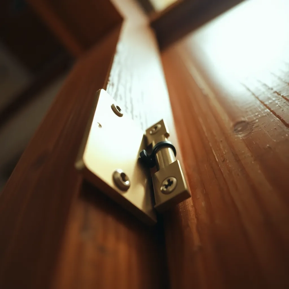 Zawiasy wkręcane do drzwi drewnianych montaż