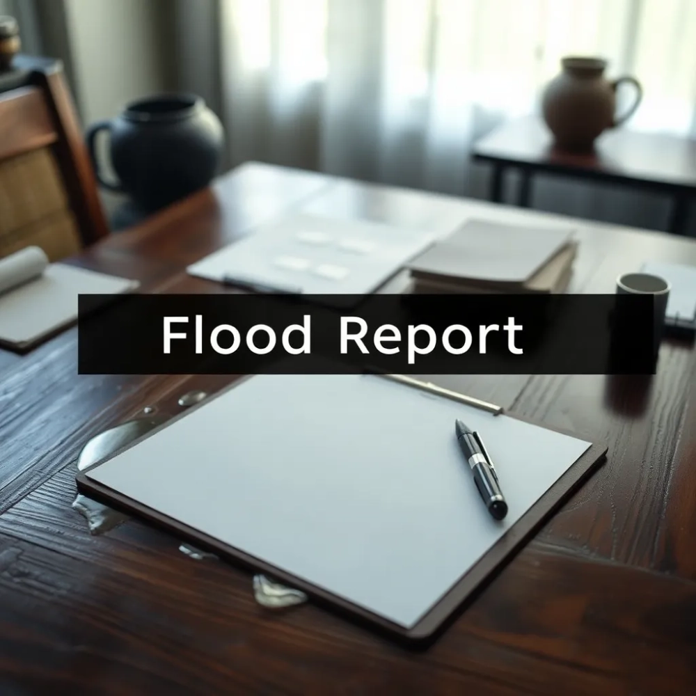 Zgłoszenie zalania mieszkania wzór