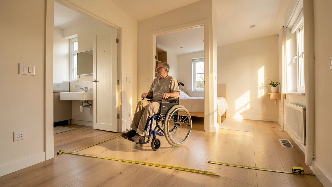 Dodatkowe 15 m² dla osoby z niepełnosprawnością i oddzielny pokój