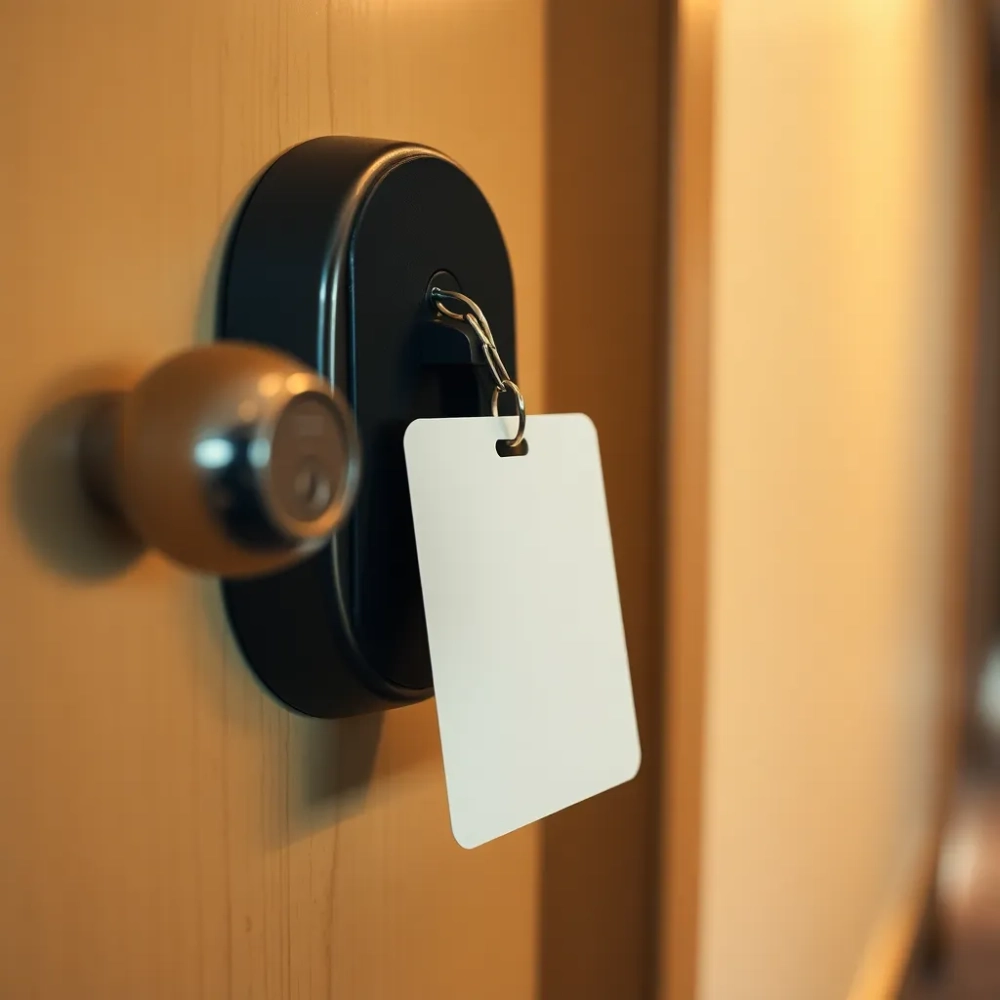 Jak otworzyć drzwi kartą w hotelu