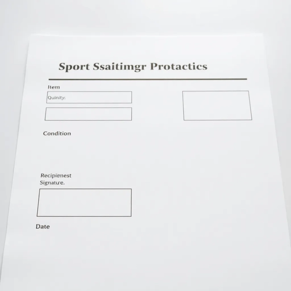 Protokół przekazania sprzętu sportowego wzór