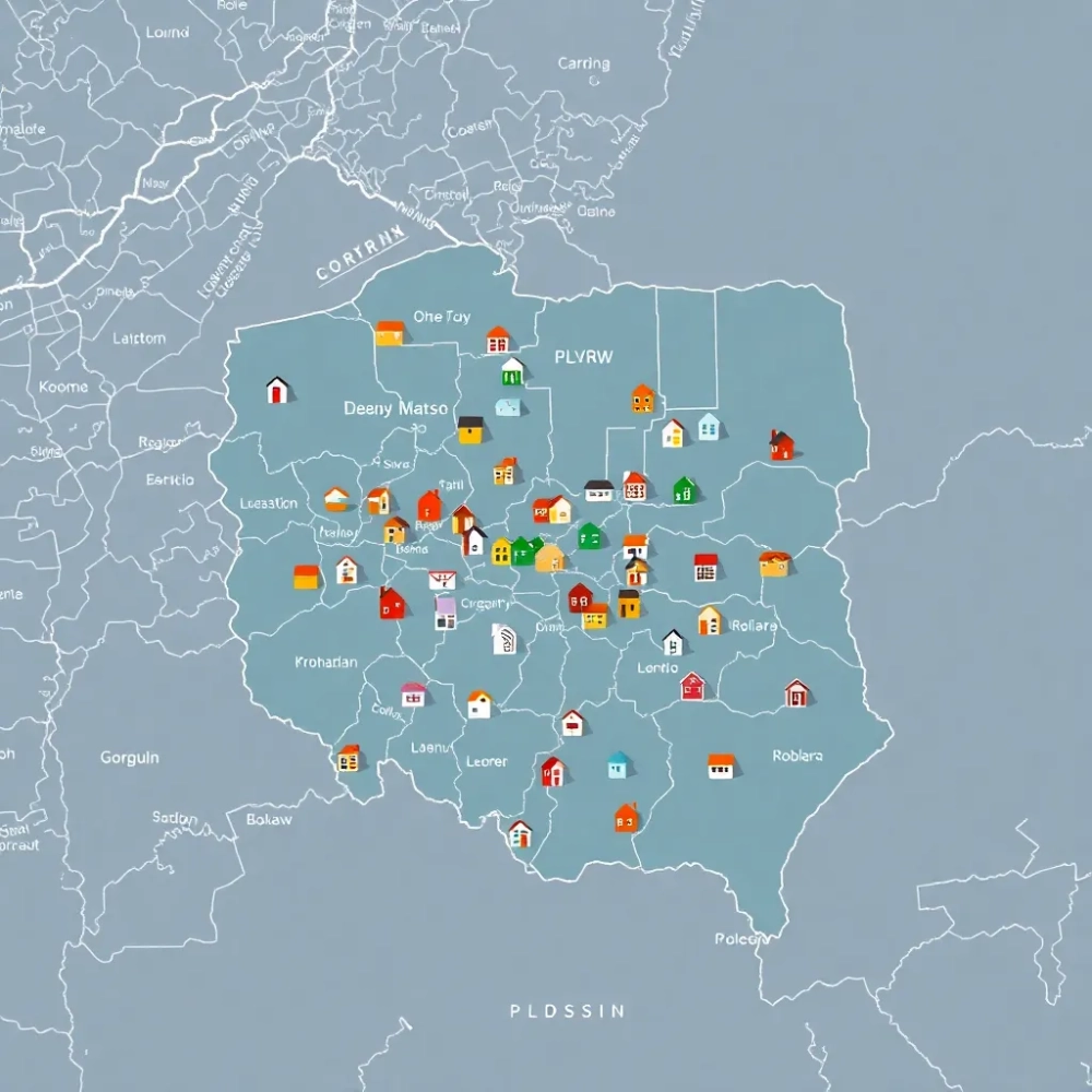 Średnie ceny mieszkań w polskich miastach 2024