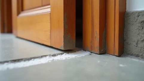 Czym przykleić próg drewniany do betonu