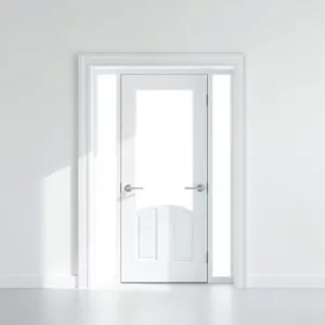 Drzwi Porta białe z szybą