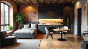 Projekt mieszkania 40m2