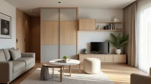 Projekt mieszkanie 48m2 3 pokoje