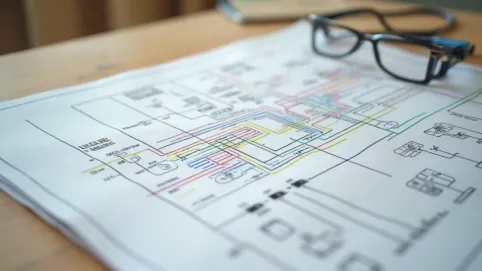 Schemat instalacji elektrycznej w mieszkaniu